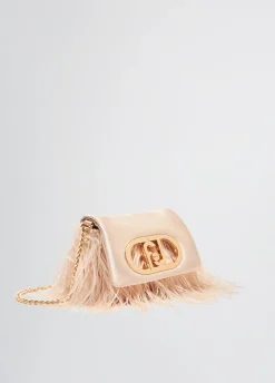 Liu Jo Sac format mini LaPuffy avec plumes|Femme Sac Bandoulière|Lapuffy