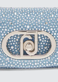 Liu Jo Sac format mini LaPuffy en denim|Femme Sac Bandoulière|Lapuffy