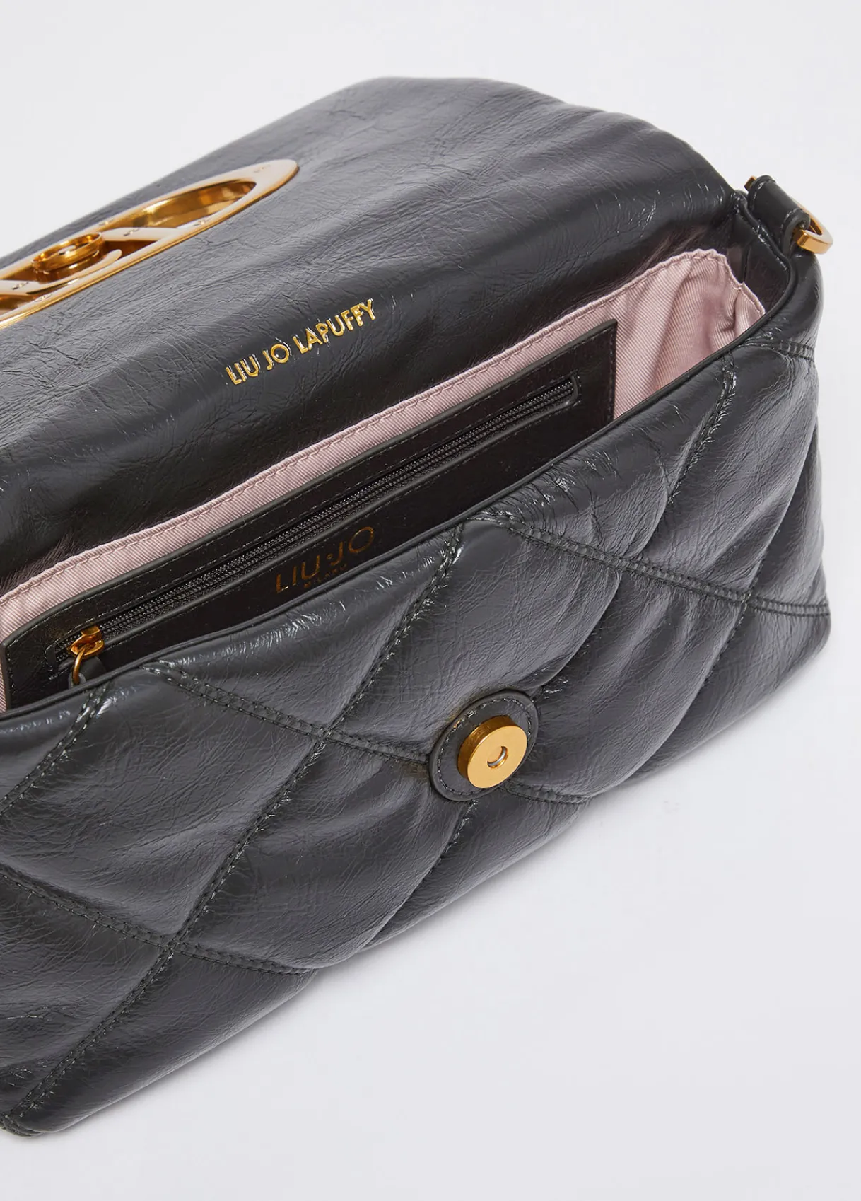 Liu Jo Sac format moyen LaPuffy matelassé|Femme Sac Porté Épaule|Lapuffy