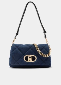 Liu Jo Sac format moyen LaPuffy en denim|Femme Sac Bandoulière