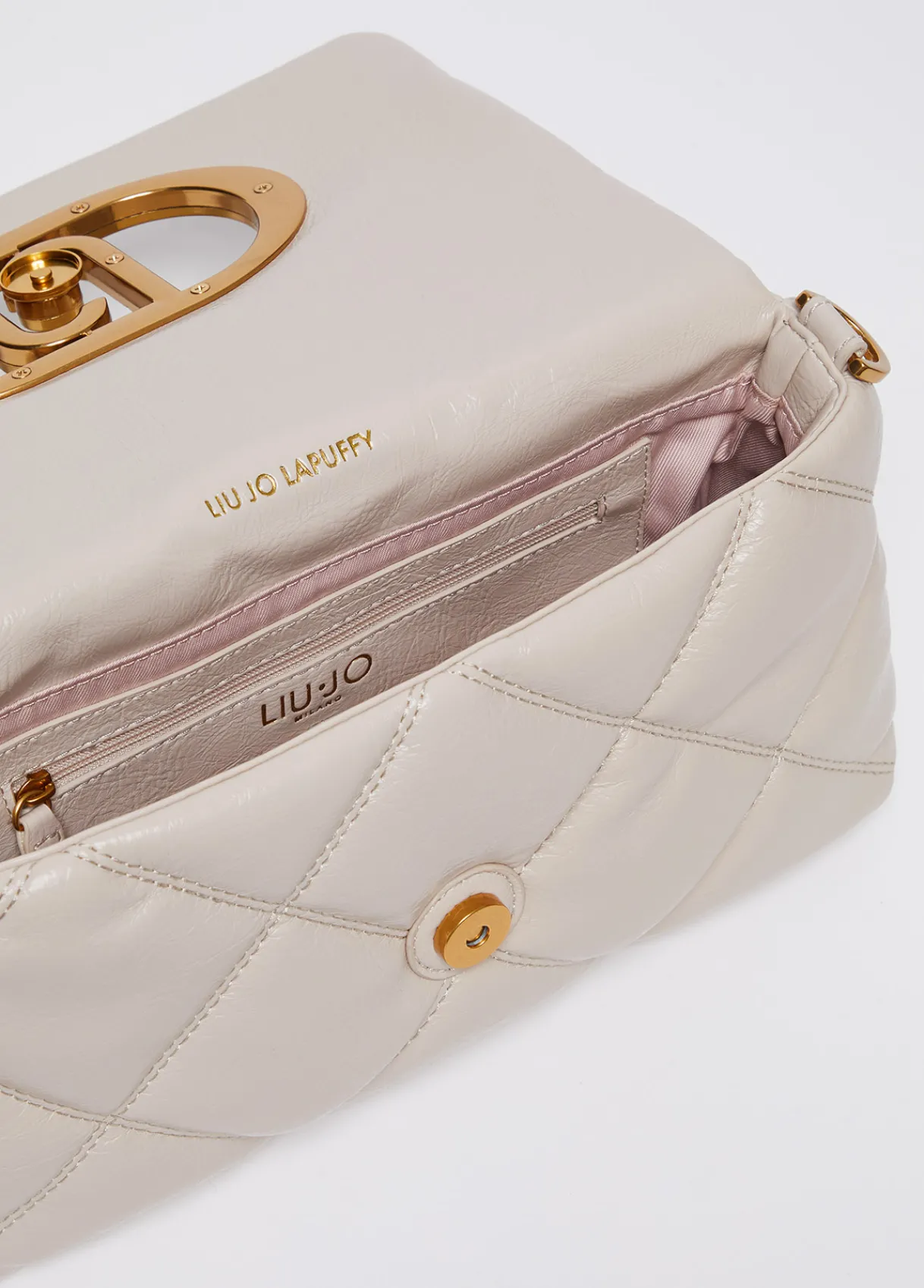 Liu Jo Sac format moyen LaPuffy matelassé|Femme Sac Porté Épaule|Lapuffy