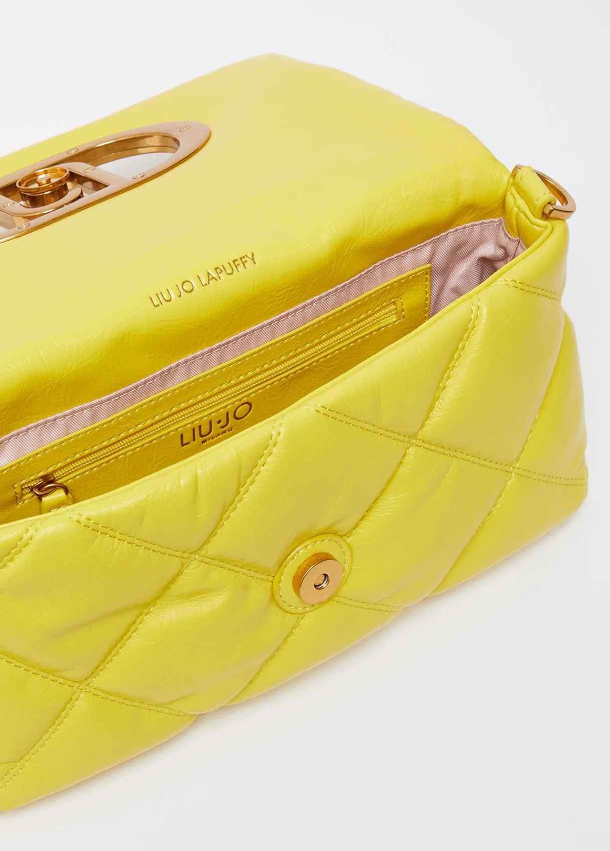 Liu Jo Sac format moyen LaPuffy matelassé|Femme Sac Porté Épaule|Lapuffy