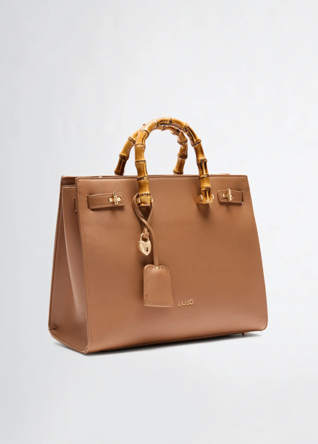 Liu Jo Sac grand format avec poignées effet bambou|Femme Sac À Main