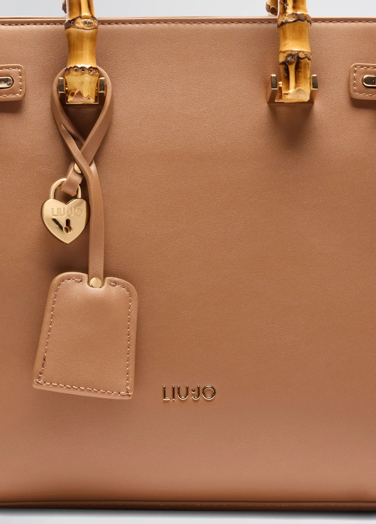 Liu Jo Sac grand format avec poignées effet bambou|Femme Sac À Main