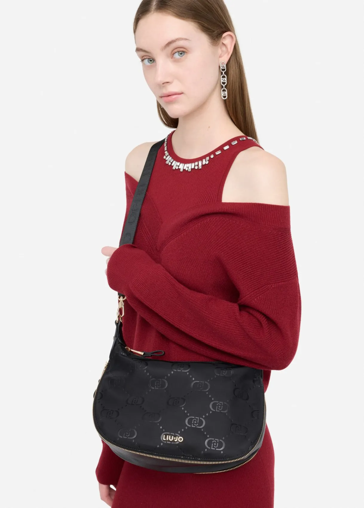 Liu Jo Sac hobo format moyen en nylon|Femme Sac Porté Épaule