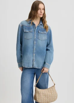 Liu Jo Sac hobo format moyen jacquard|Femme Sac Porté Épaule