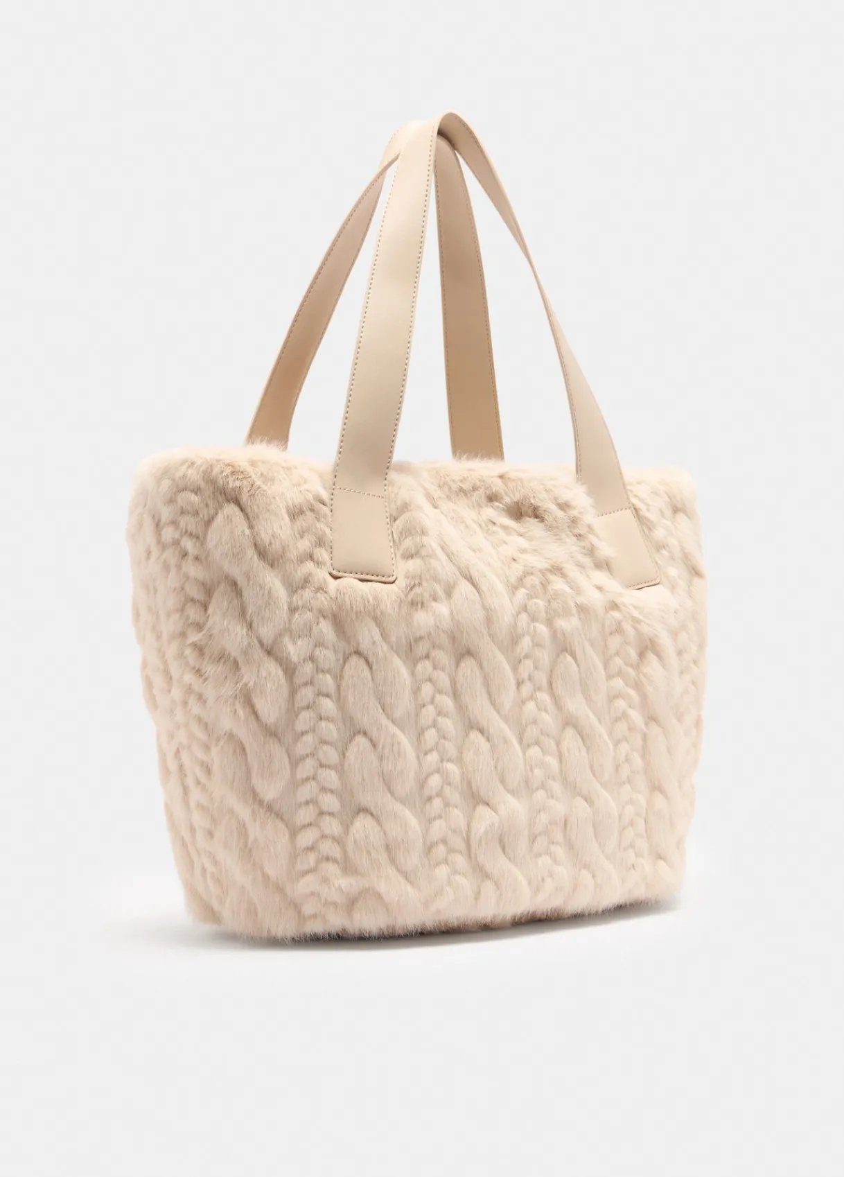 Liu Jo Sac hobo grand format en imitation fourrure|Femme Sac À Main