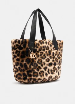 Liu Jo Sac hobo grand format en imitation fourrure|Femme Sac À Main