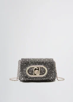 Liu Jo Sac LaPuffy format mini avec strass|Femme Sac Bandoulière|Lapuffy