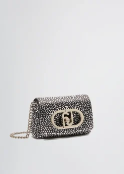 Liu Jo Sac LaPuffy format mini avec strass|Femme Sac Bandoulière|Lapuffy