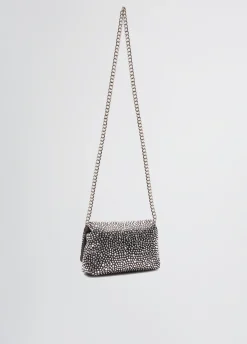 Liu Jo Sac LaPuffy format mini avec strass|Femme Sac Bandoulière|Lapuffy
