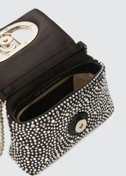 Liu Jo Sac LaPuffy format mini avec strass|Femme Sac Bandoulière|Lapuffy