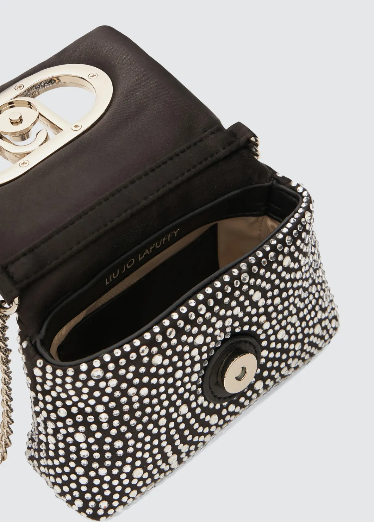 Liu Jo Sac LaPuffy format mini avec strass|Femme Sac Bandoulière|Lapuffy