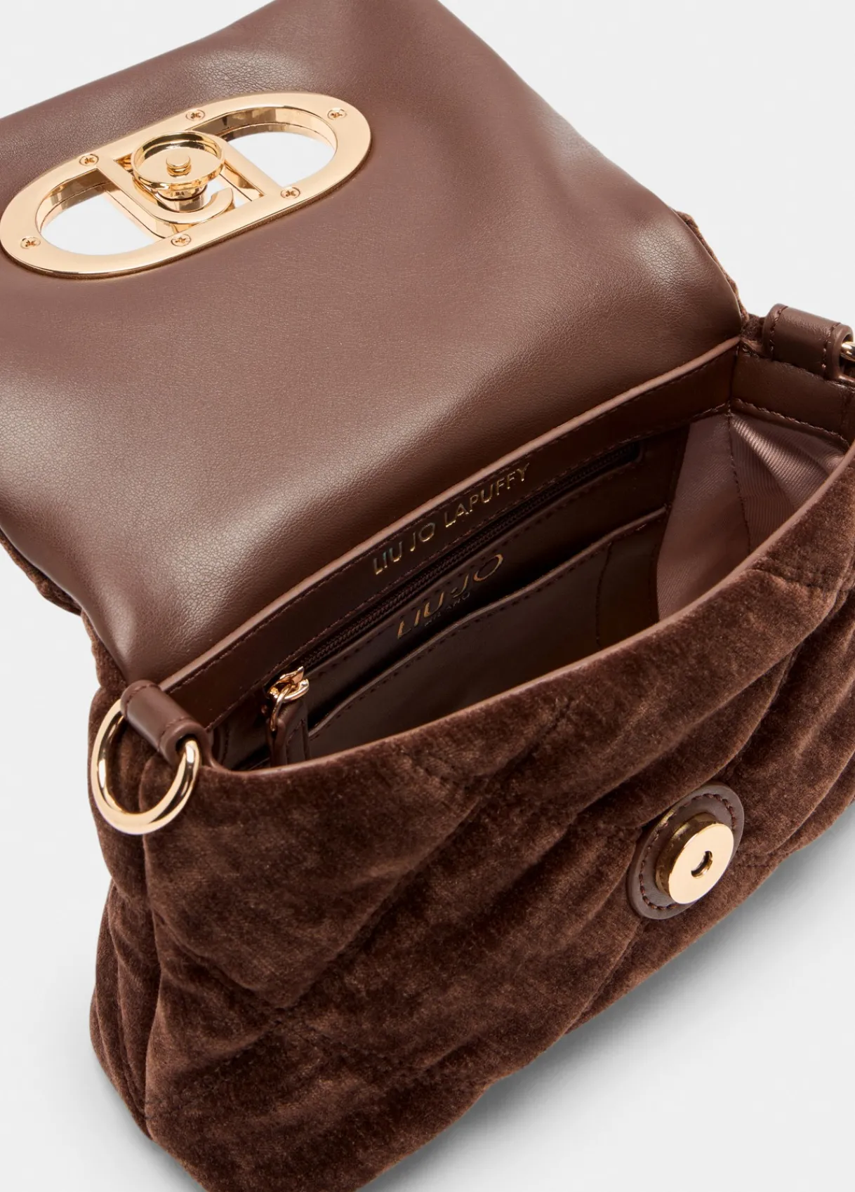 Liu Jo Sac petit format LaPuffy en velours|Femme Sac Bandoulière
