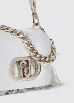 Liu Jo Sac petit format LaPuffy avec plumes|Femme Sac Bandoulière|Lapuffy