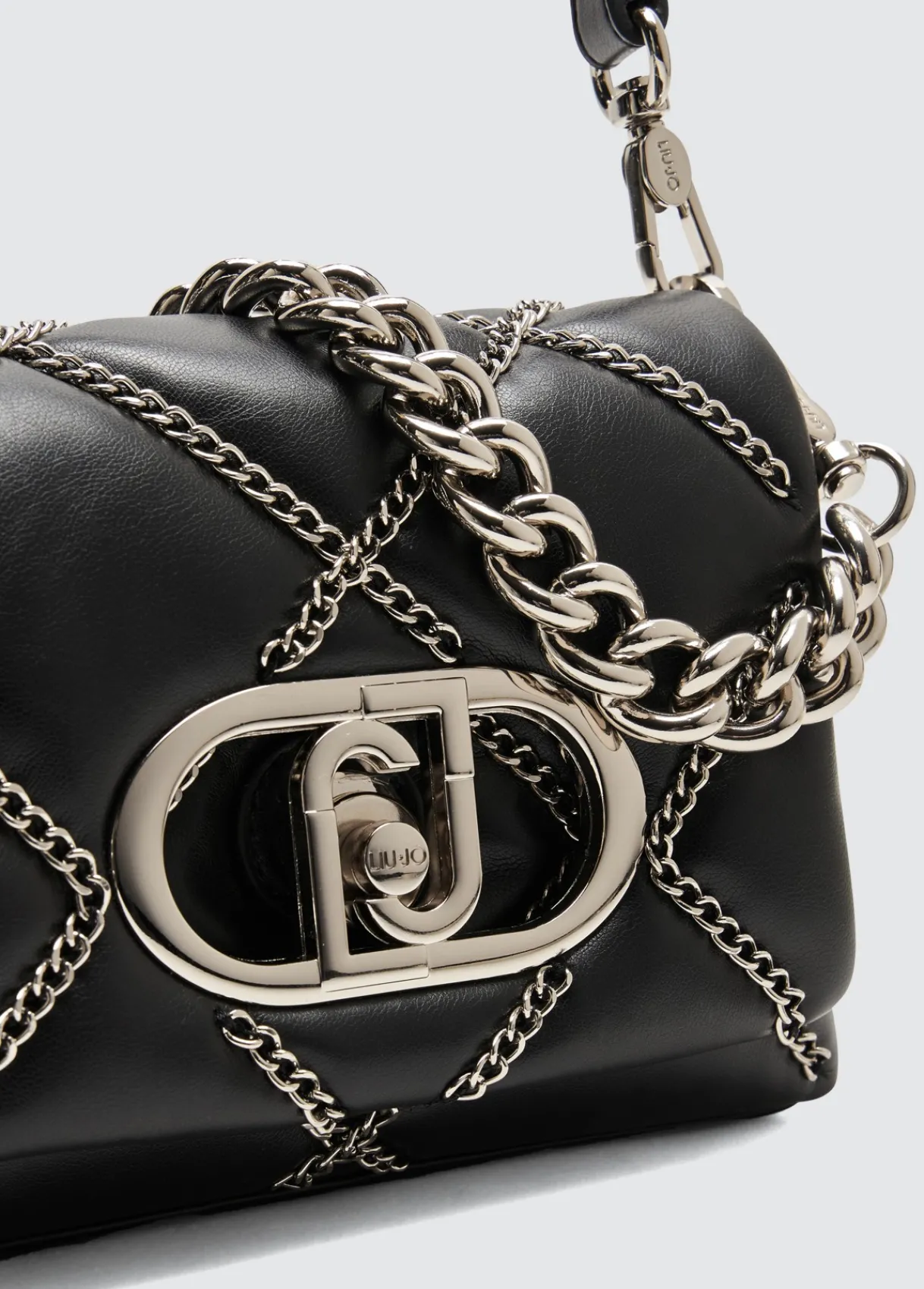 Liu Jo Sac petit format LaPuffy avec chaînes|Femme Sac Bandoulière|Lapuffy