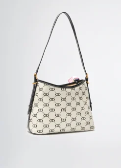 Liu Jo Sac porté épaule format moyen avec foulard|Femme Sac Porté Épaule