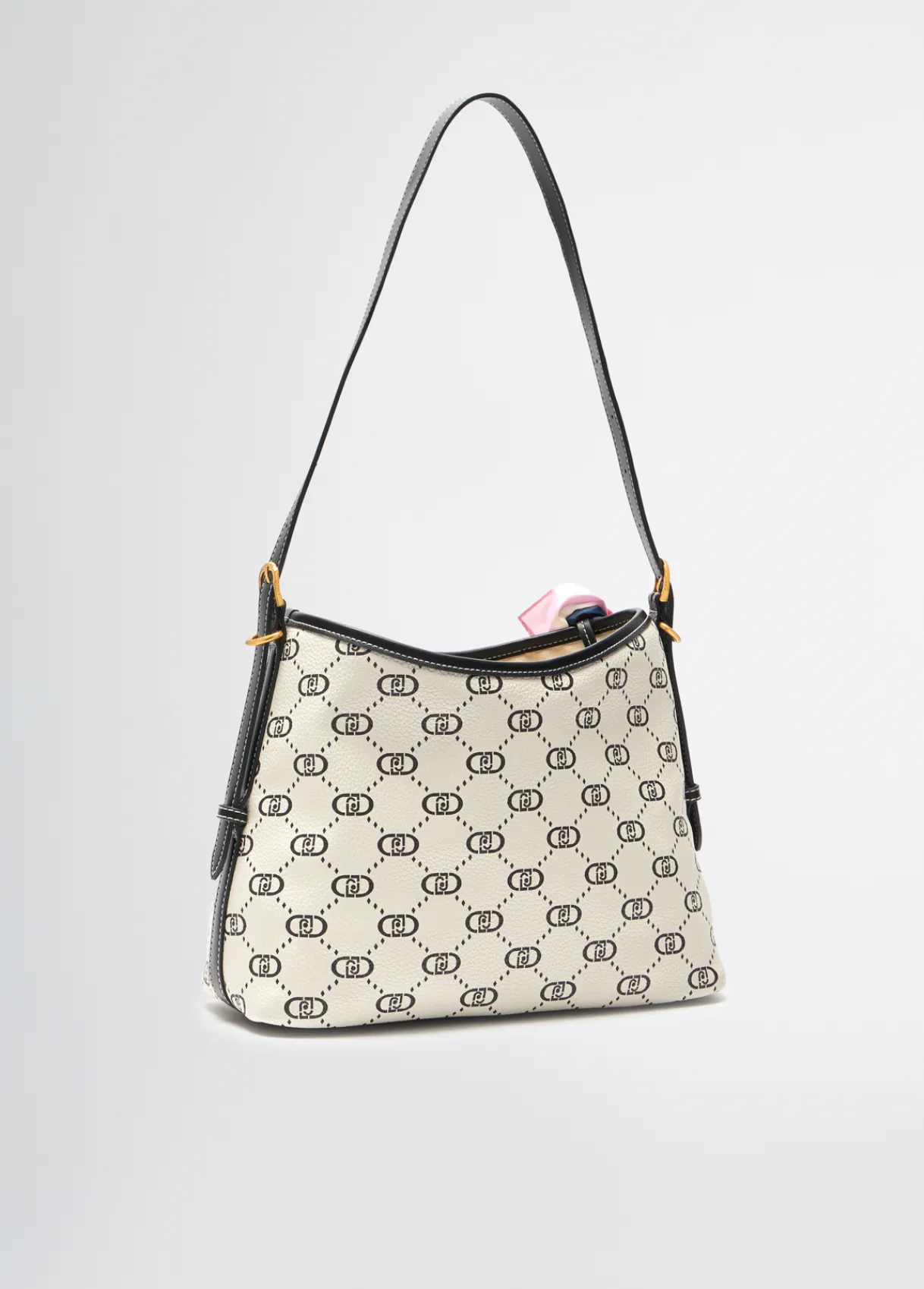 Liu Jo Sac porté épaule format moyen avec foulard|Femme Sac Porté Épaule