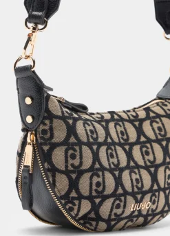 Liu Jo Sac porté épaule petit format jacquard|Femme Sac Porté Épaule