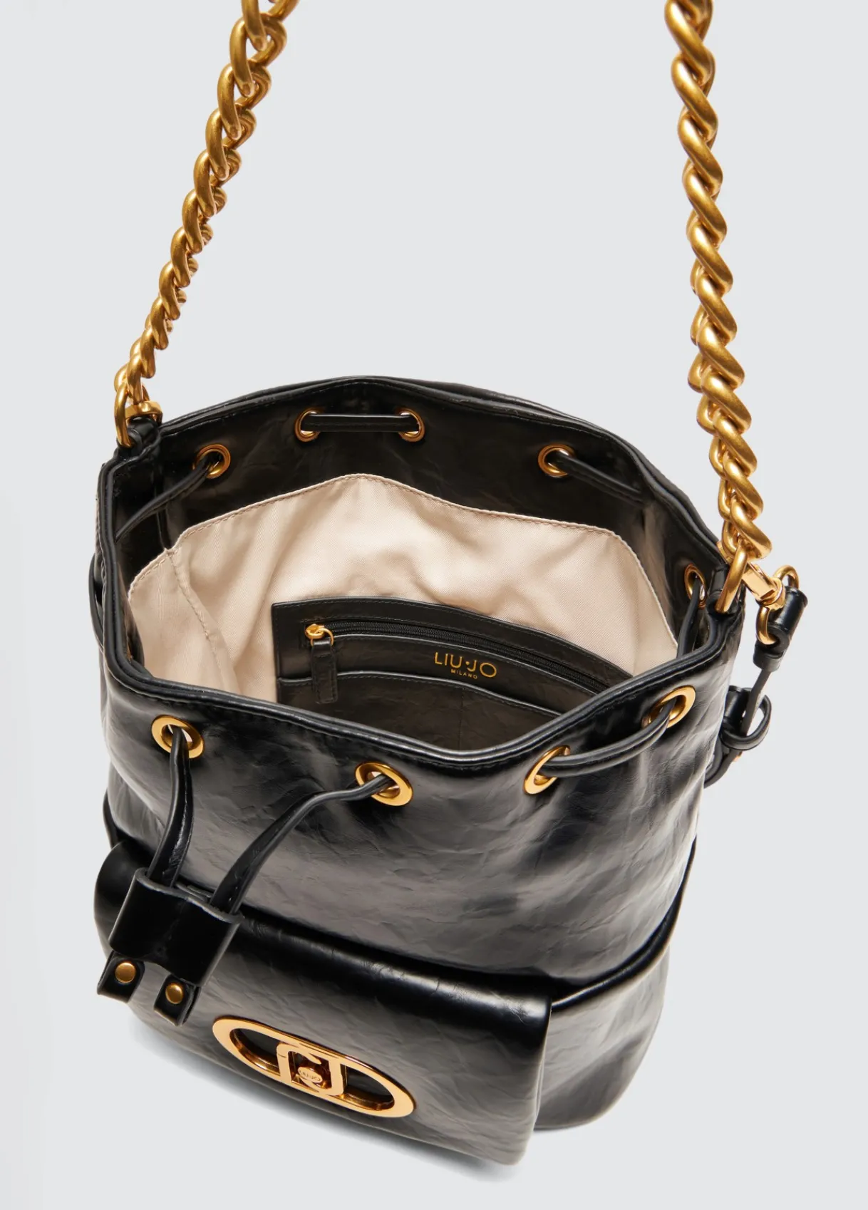 Liu Jo Sac seau format moyen LaPuffy|Femme Sac Porté Épaule|Lapuffy