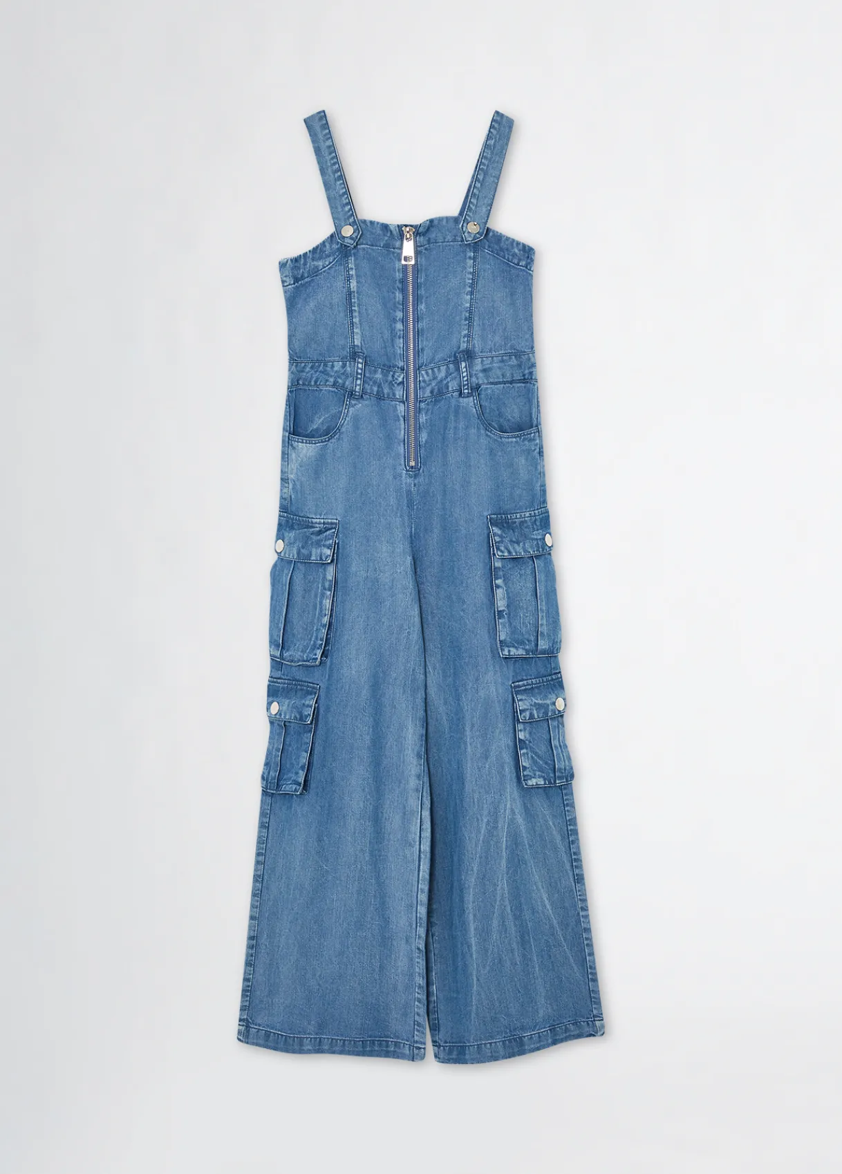 Liu Jo Salopette en toile denim|Enfant Robes & Combinaisons