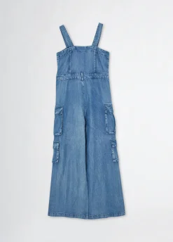Liu Jo Salopette en toile denim|Enfant Robes & Combinaisons