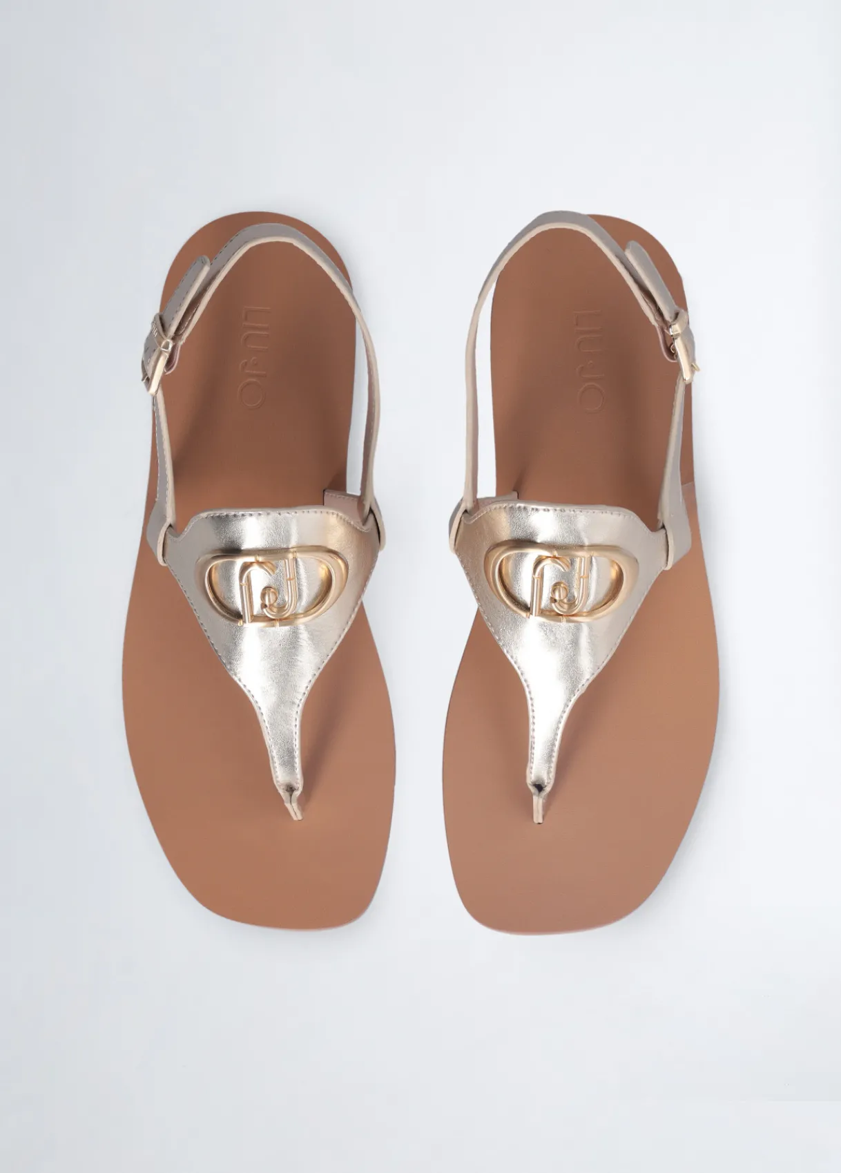 Liu Jo Sandales à entredoigt effet lamé|Femme Sandales