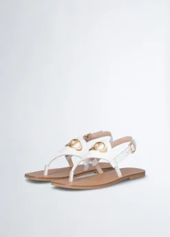 Liu Jo Sandales à entredoigt en cuir|Femme Sandales