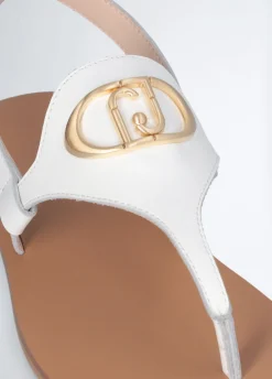 Liu Jo Sandales à entredoigt en cuir|Femme Sandales