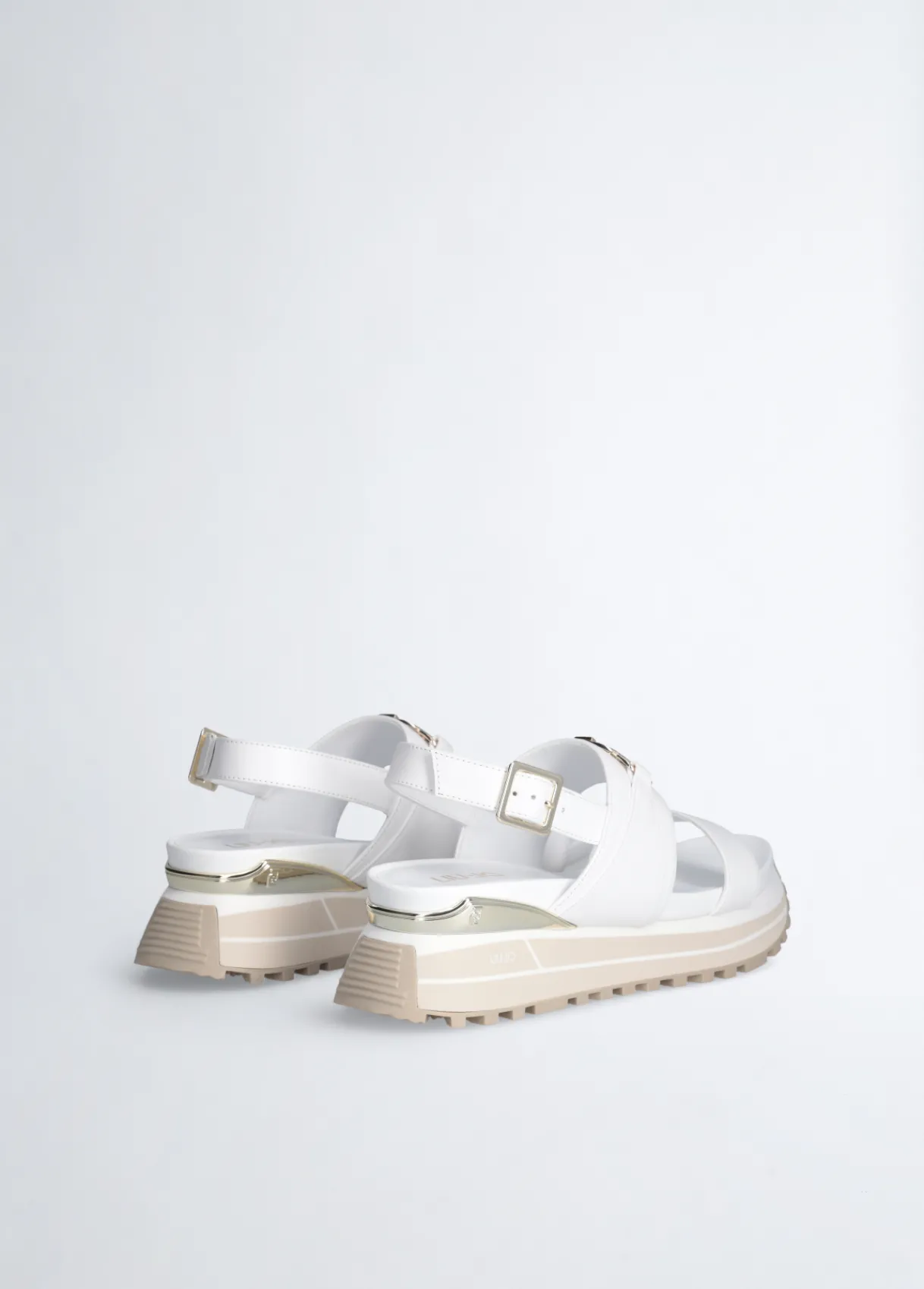 Liu Jo Sandales à plateforme en cuir|Femme Sandales