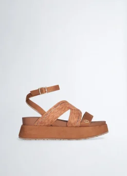 Liu Jo Sandales à plateforme en corde|Femme Sandales