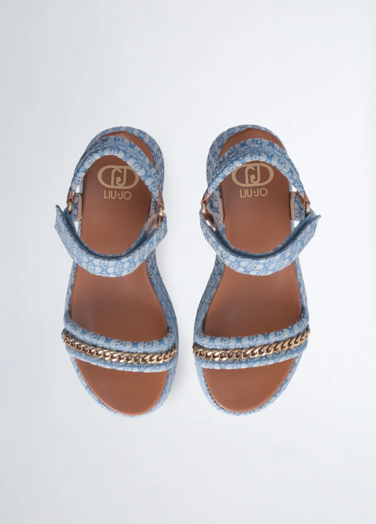 Liu Jo Sandales à plateforme monogramme|Femme Sandales