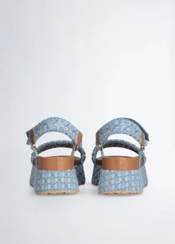 Liu Jo Sandales à plateforme monogramme|Femme Sandales