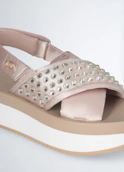 Liu Jo Sandales à plateforme ornées de clous|Femme Sandales
