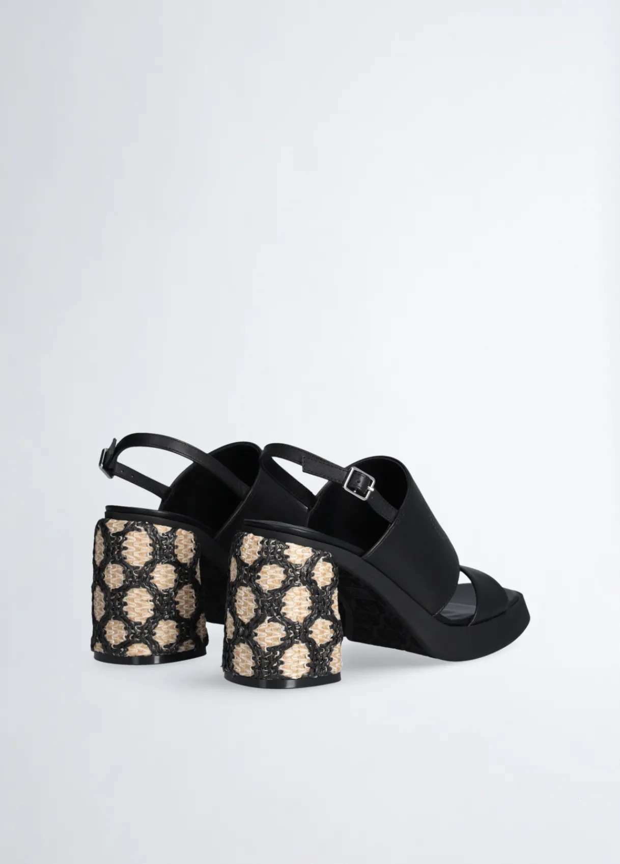 Liu Jo Sandales à talons en raphia|Femme Escarpins|Sandales