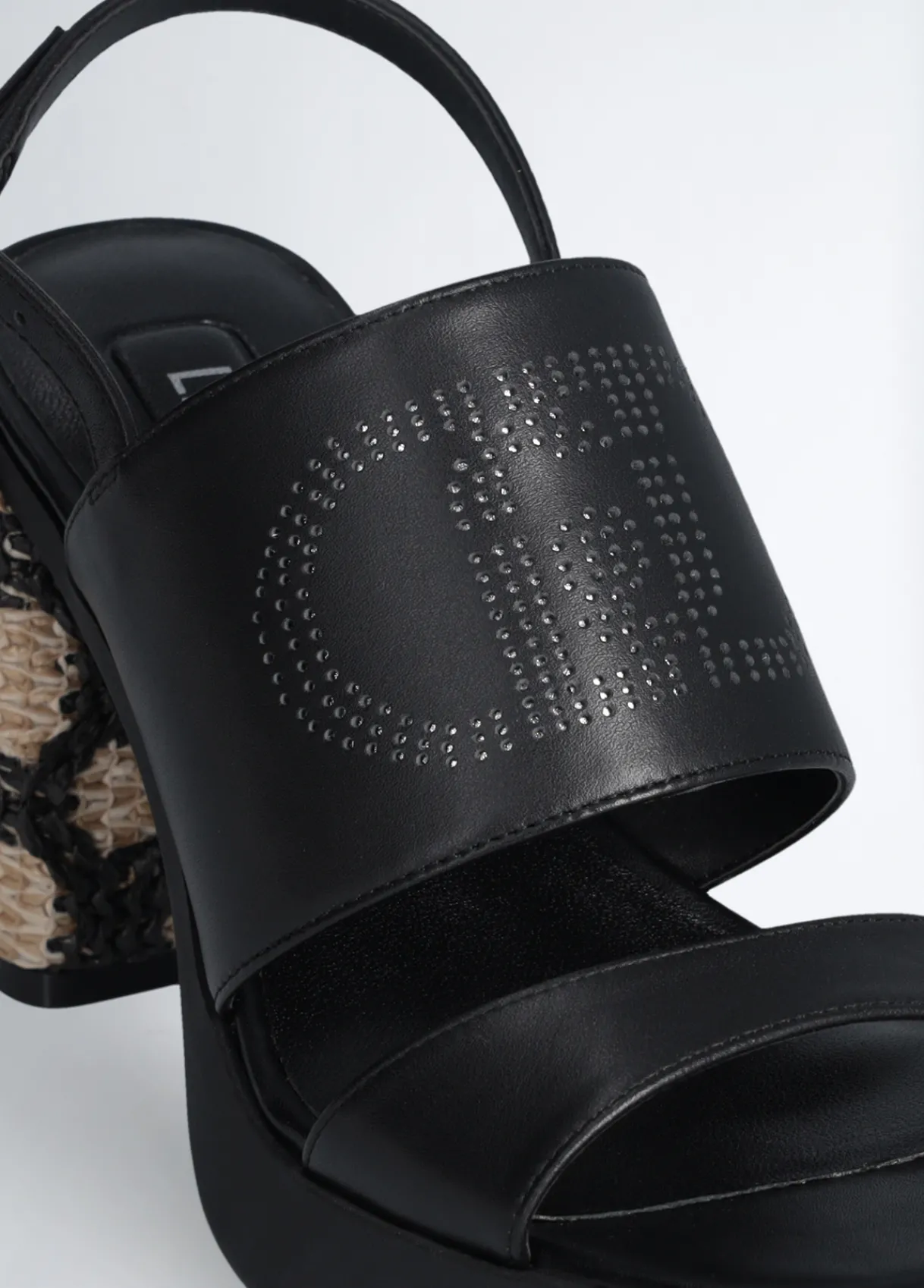 Liu Jo Sandales à talons en raphia|Femme Escarpins|Sandales