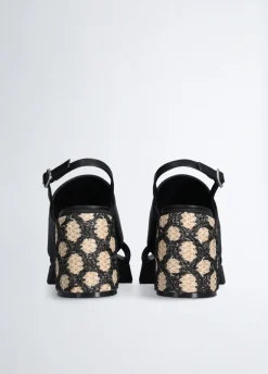 Liu Jo Sandales à talons en raphia|Femme Escarpins|Sandales