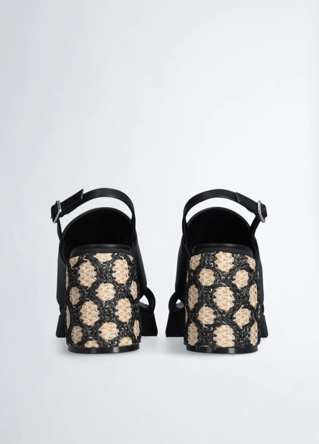 Liu Jo Sandales à talons en raphia|Femme Escarpins|Sandales