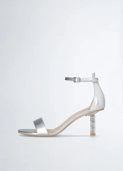 Liu Jo Sandales à talons hauts logotés|Femme Escarpins|Sandales