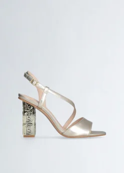 Liu Jo Sandales à talons hauts logotés|Femme Escarpins|Sandales