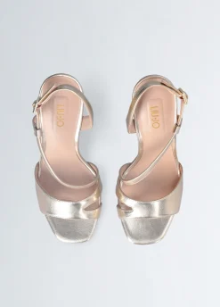 Liu Jo Sandales à talons hauts logotés|Femme Escarpins|Sandales