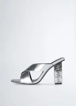 Liu Jo Sandales à talons hauts logotés|Femme Escarpins|Sandales