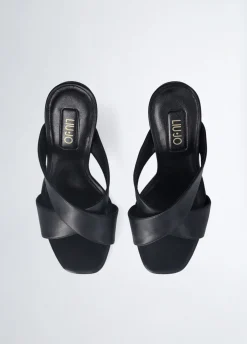 Liu Jo Sandales à talons hauts logotés|Femme Escarpins|Sandales