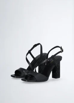 Liu Jo Sandales à talons hauts logotés|Femme Escarpins|Sandales