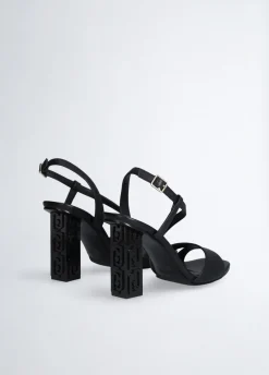 Liu Jo Sandales à talons hauts logotés|Femme Escarpins|Sandales