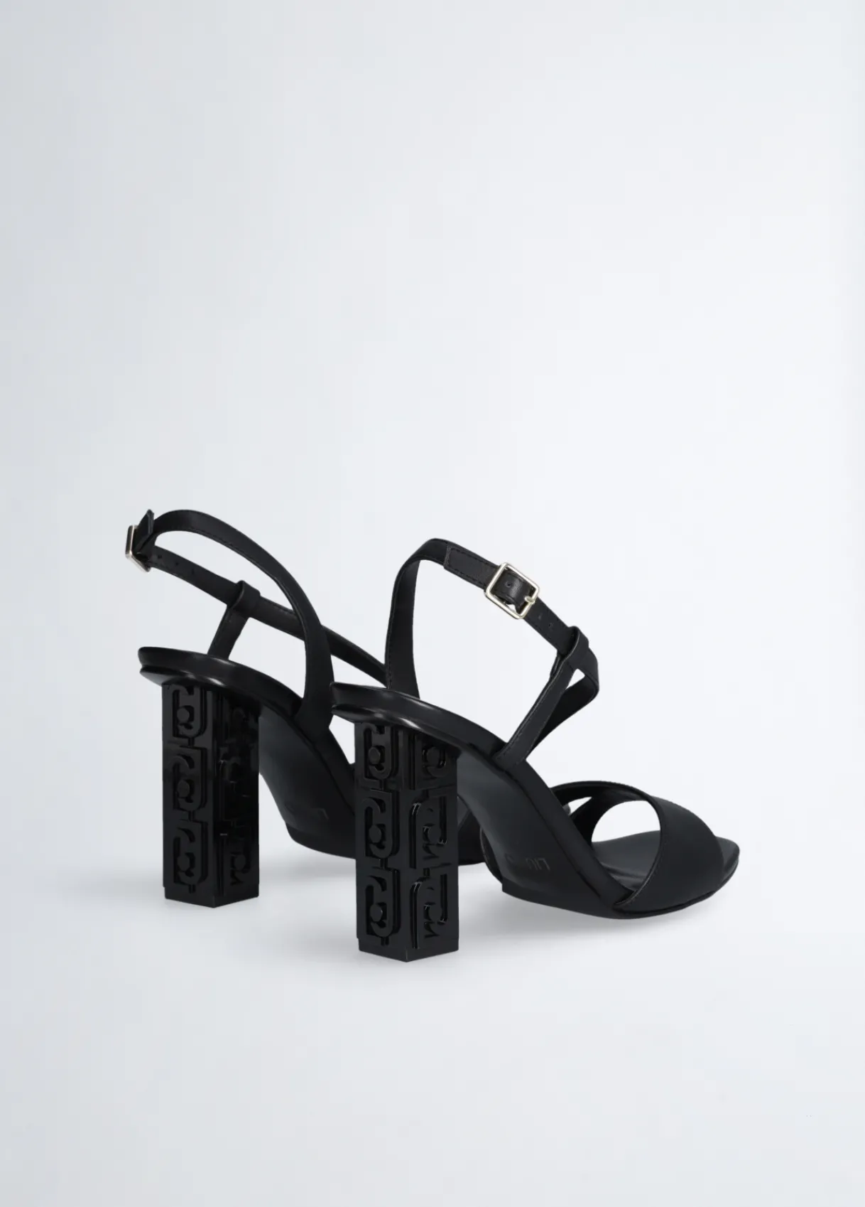 Liu Jo Sandales à talons hauts logotés|Femme Escarpins|Sandales