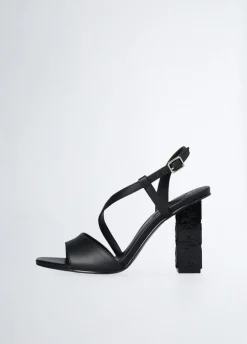 Liu Jo Sandales à talons hauts logotés|Femme Escarpins|Sandales