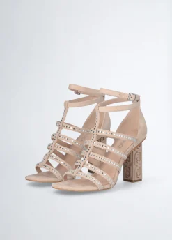 Liu Jo Sandales à talons hauts logotés|Femme Escarpins|Sandales