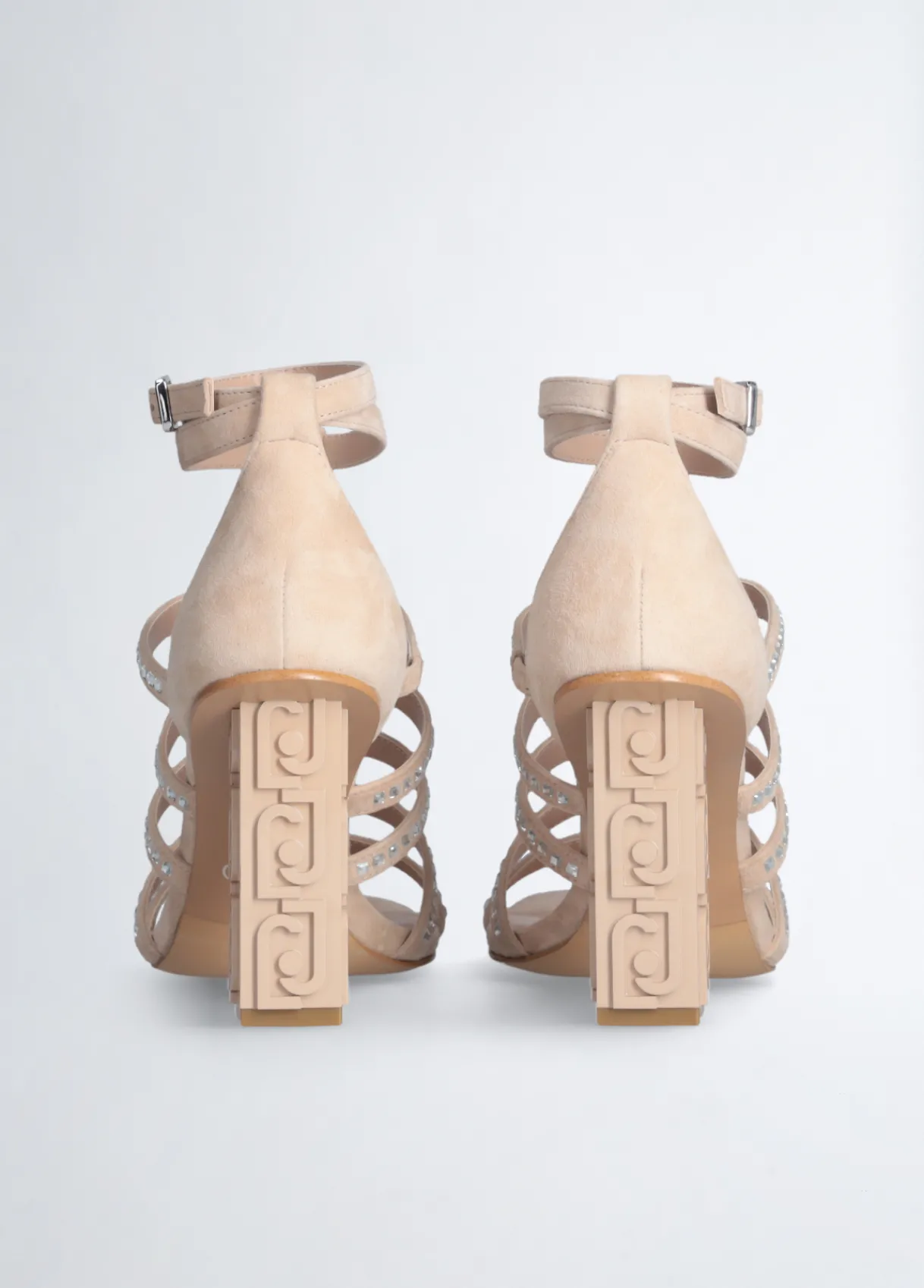 Liu Jo Sandales à talons hauts logotés|Femme Escarpins|Sandales