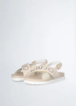 Liu Jo Sandales avec maxi logo petite fille|Enfant Chaussures|Chaussures
